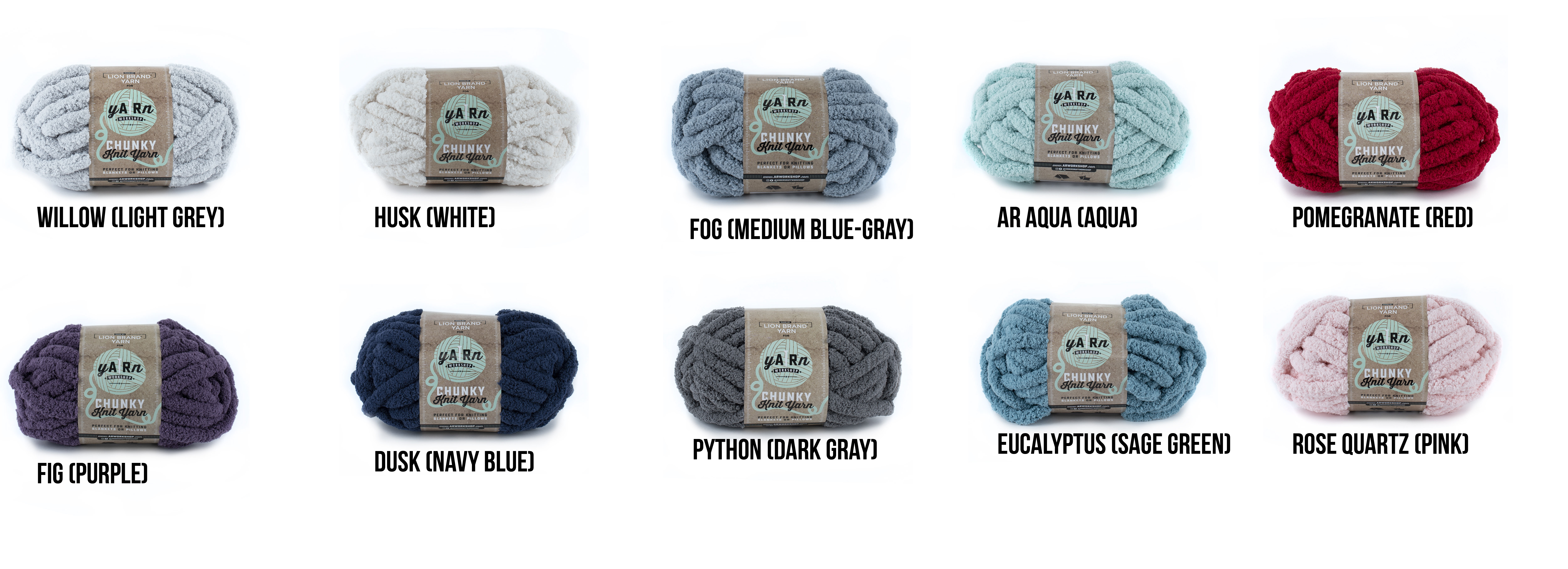 AR Workshop Chunky Knit Yarn – Lion Brand Yarn