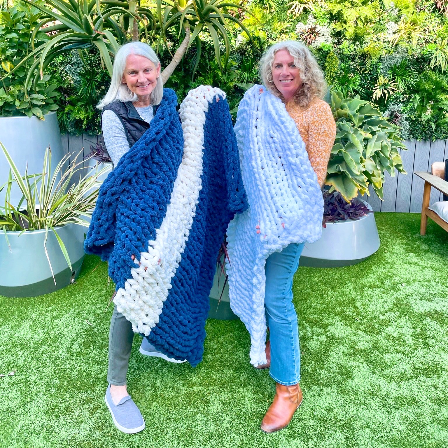 Chunky Knit Blanket Choose your Style!